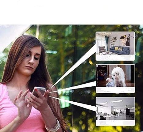 "Drahtlose Mini WiFi Sicherheitskamera, kompakt, wetterbeständig, 1080P HD, ideal für Innen- und Außenüberwachung"