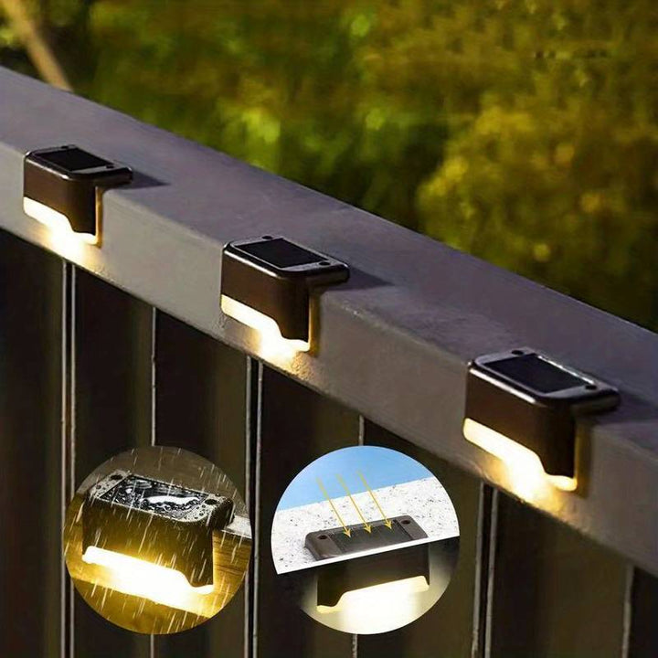 Kabellose Solar-LED-Wandleuchten für Außenbereich