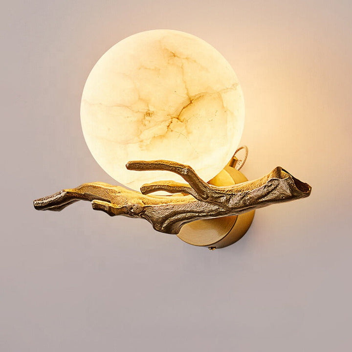 Moderne Marmor-Kupfer-Wandlampe für jedes Zimmer