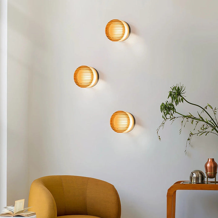 Moderne LED-Wandleuchte für Innen und Außen, Wechselndes Licht