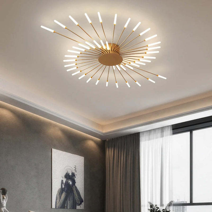 Moderner Kronleuchter für Wohnzimmer mit LED-Lampen