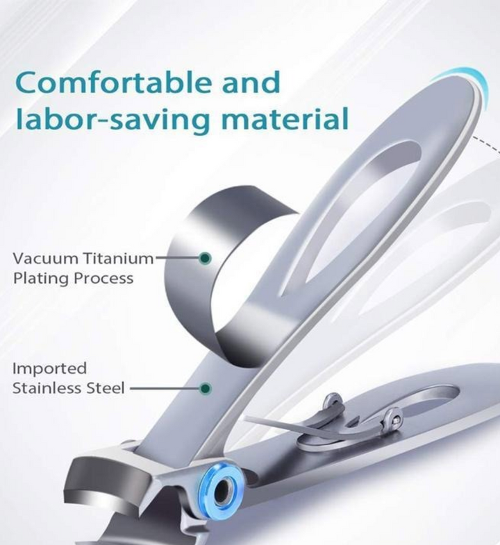"Edelstahl-Nagelknipser für dicke Nägel, ergonomisches Design, präzise Schnitte, robust und langlebig, ideal für Pflege"
