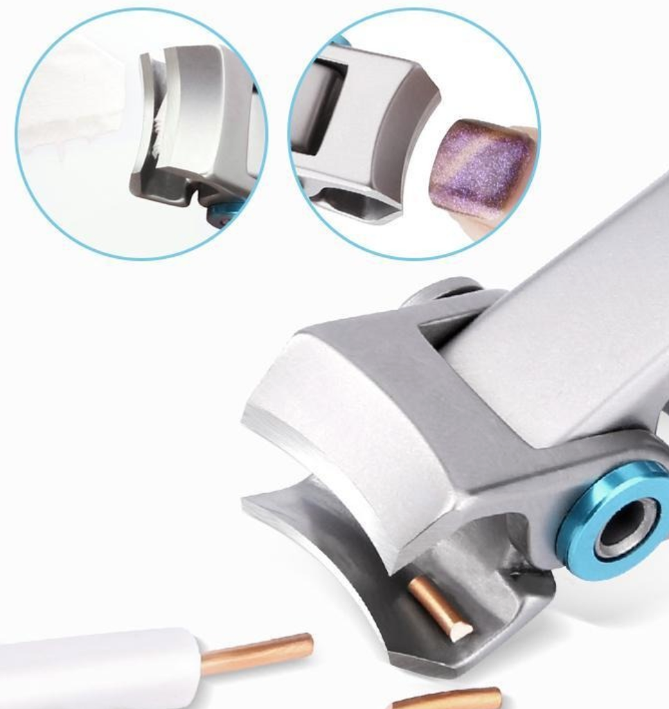 "Edelstahl-Nagelknipser für dicke Nägel, ergonomisches Design, präzise Schnitte, robust und langlebig, ideal für Pflege"