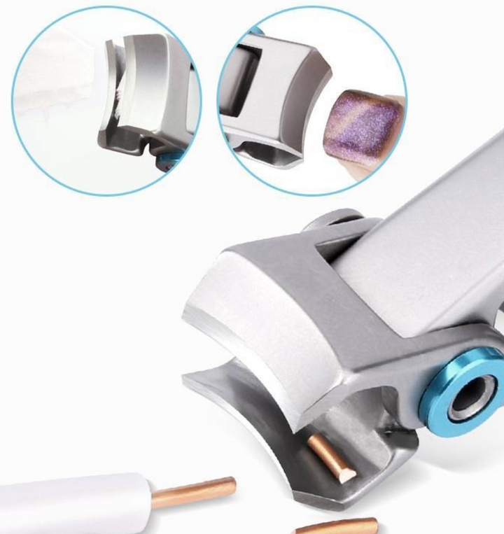 "Edelstahl-Nagelknipser für dicke Nägel, ergonomisches Design, präzise Schnitte, robust und langlebig, ideal für Pflege"