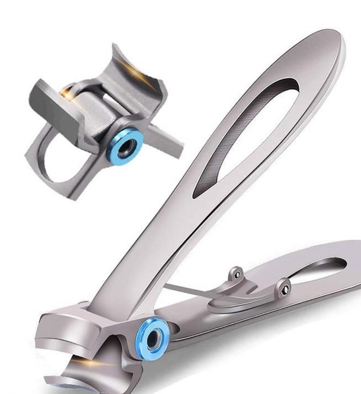 "Edelstahl-Nagelknipser für dicke Nägel, ergonomisches Design, präzise Schnitte, robust und langlebig, ideal für Pflege"