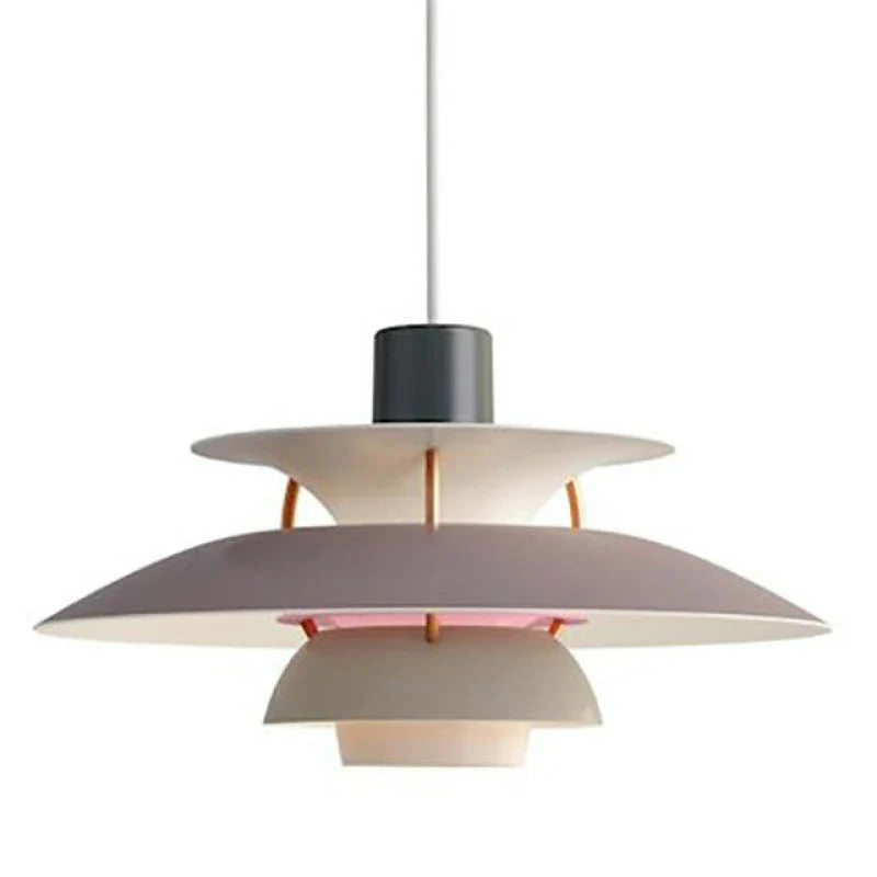Moderne LED-Hängelampe mit Farbschirm für Innenräume