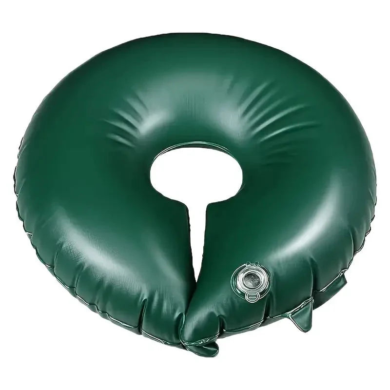 "Effektive 15/20 Gallon Baum Bewässerungstasche, grün und braun, für gleichmäßige Tropfbewässerung von Gartenbäumen."