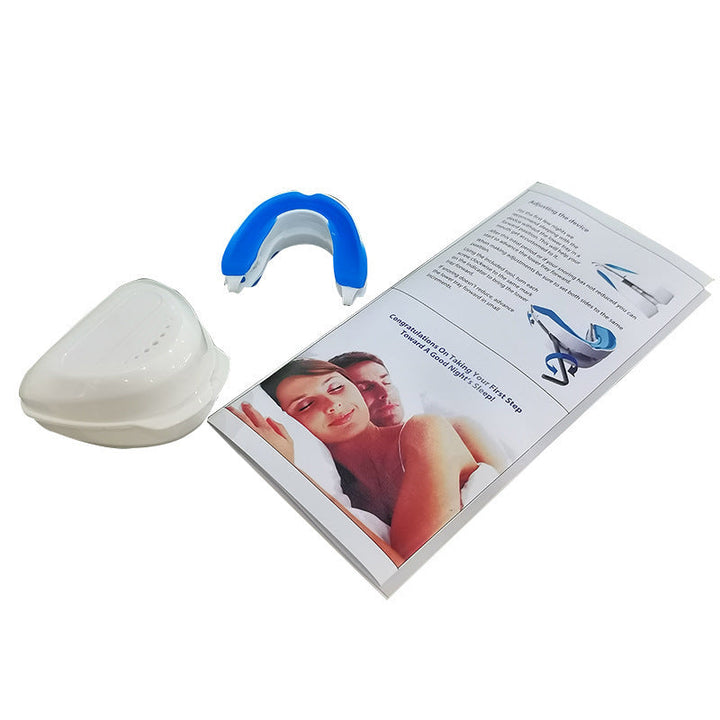 "Einstellbares Anti-Schnarch-Mundstück 2.0 transparente, ergonomische Form zur Schnarchkontrolle für ruhigen Schlaf."
