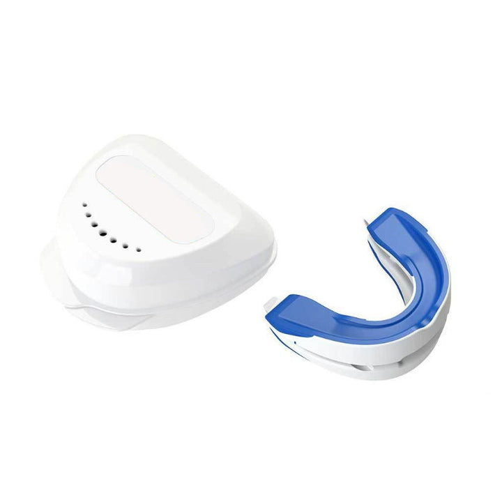 "Einstellbares Anti-Schnarch-Mundstück 2.0 transparente, ergonomische Form zur Schnarchkontrolle für ruhigen Schlaf."