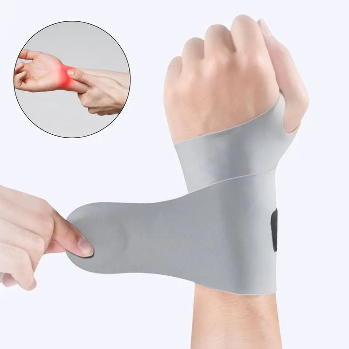 "Elastische Handgelenksbandage, atmungsaktiv, verstellbar, ideal für Karpaltunnel-Syndrom, lindert Schmerzen, fördert Bewegli