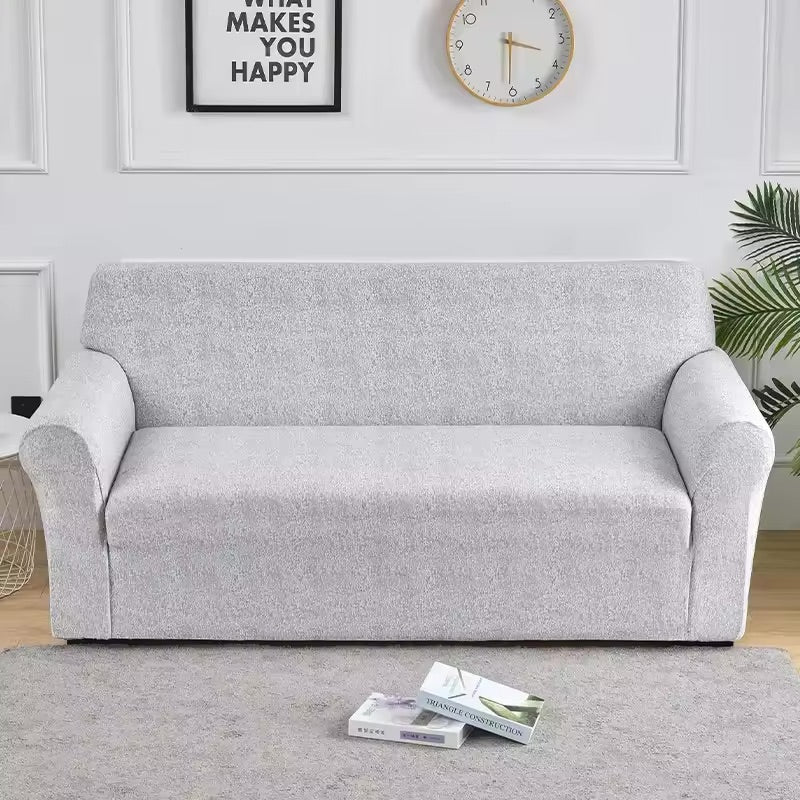 Elastische Sofahusse aus Spandex, modern und flexibel, in elegantem Blumendesign, schützt das Sofa vor Flecken und Abnutzung.