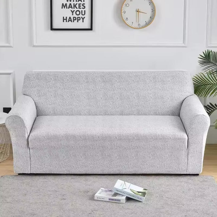 Elastische Sofahusse aus Spandex, modern und flexibel, in elegantem Blumendesign, schützt das Sofa vor Flecken und Abnutzung.