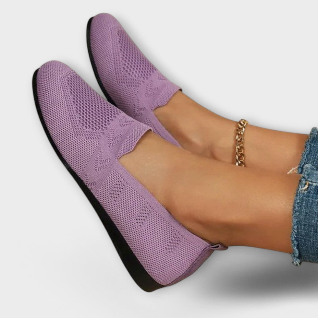 Elegante blaue Lederloafers für Damen, vielseitig und stilvoll, ideal für Büro oder besondere Anlässe.