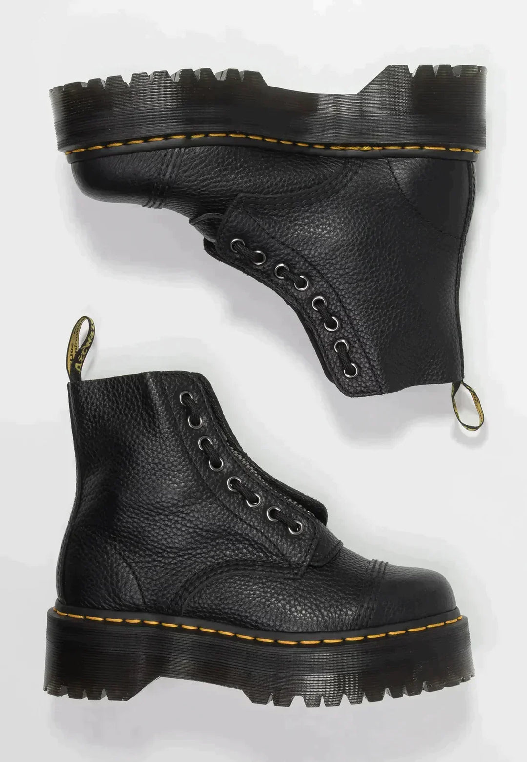 "Elegante Damen Lederschuhe mit dicker Sohle, robustes Design und vielseitiger Stil für jeden Anlass, hochwertiges Leder."