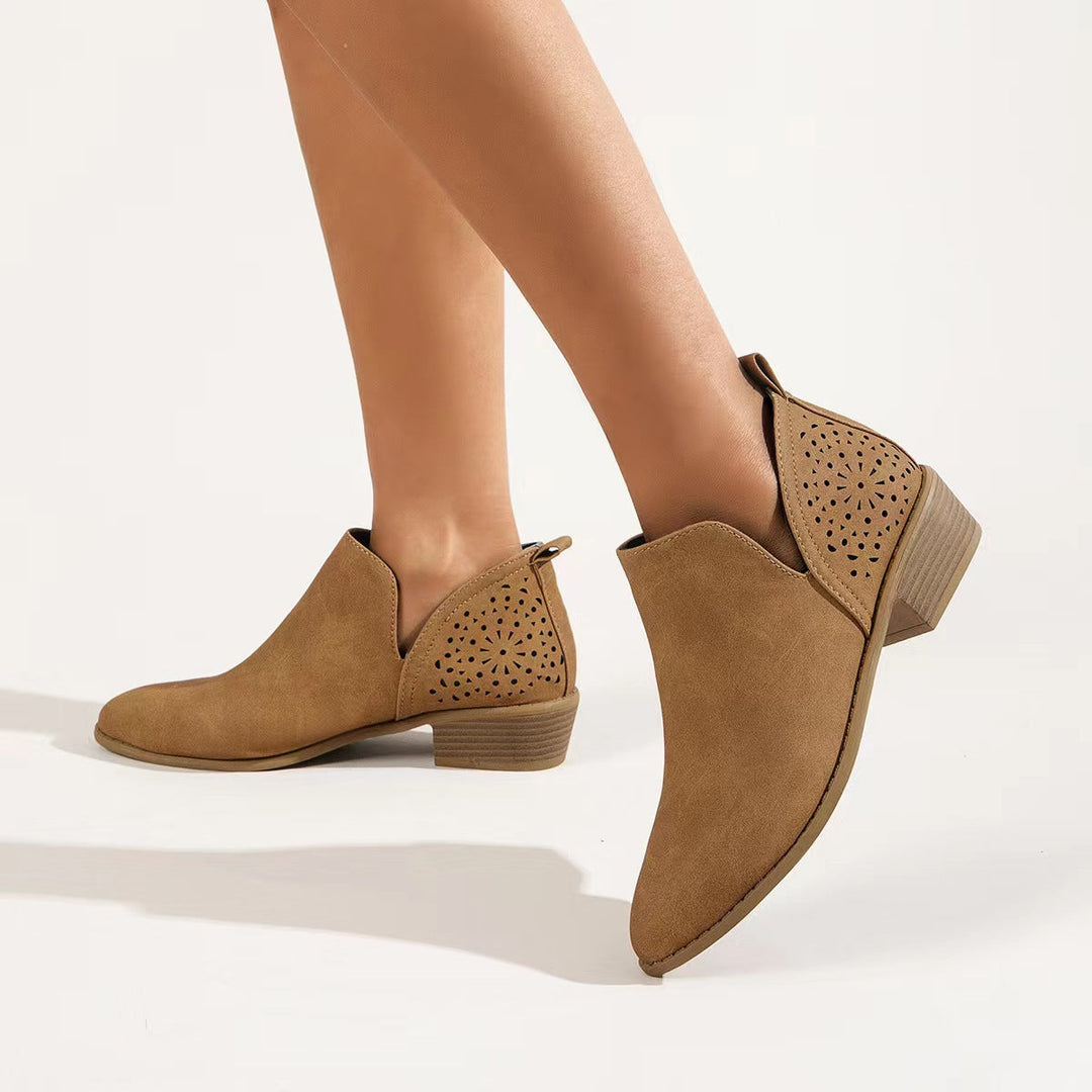 Elegante Damen Lederschuhe mit orthopädischer Sohle, in klassischem Design, aus hochwertigem, strapazierfähigem Leder.