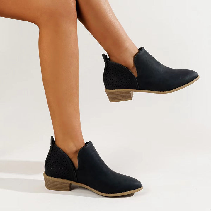 Elegante Damen Lederschuhe mit orthopädischer Sohle, in klassischem Design, aus hochwertigem, strapazierfähigem Leder.