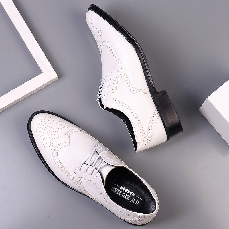 Elegante handgefertigte Herren Oxfords aus Kalbsleder, klassisches Design, perfekt für formelle Anlässe.