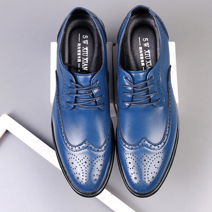 Elegante handgefertigte Herren Oxfords aus Kalbsleder, klassisches Design, perfekt für formelle Anlässe.