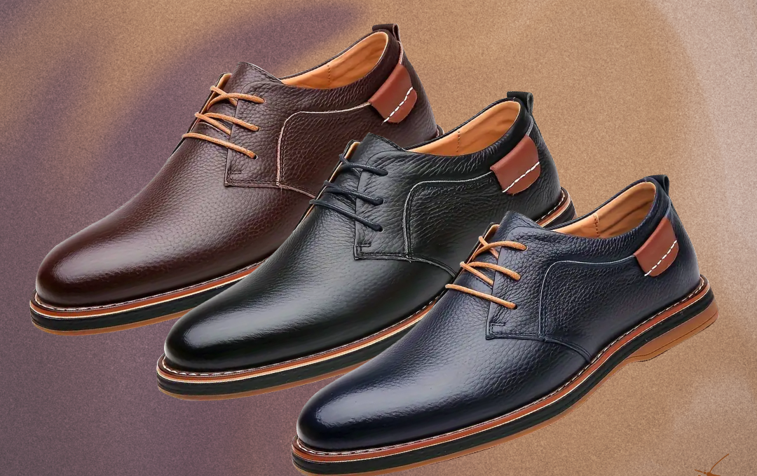 Elegante Herren Business Schuhe aus Echtleder in klassischen Farben, rahmengenäht für Langlebigkeit und stilvolle Auftritte.