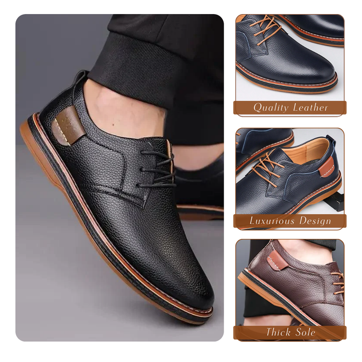 Elegante Herren Business Schuhe aus Echtleder in klassischen Farben, rahmengenäht für Langlebigkeit und stilvolle Auftritte.