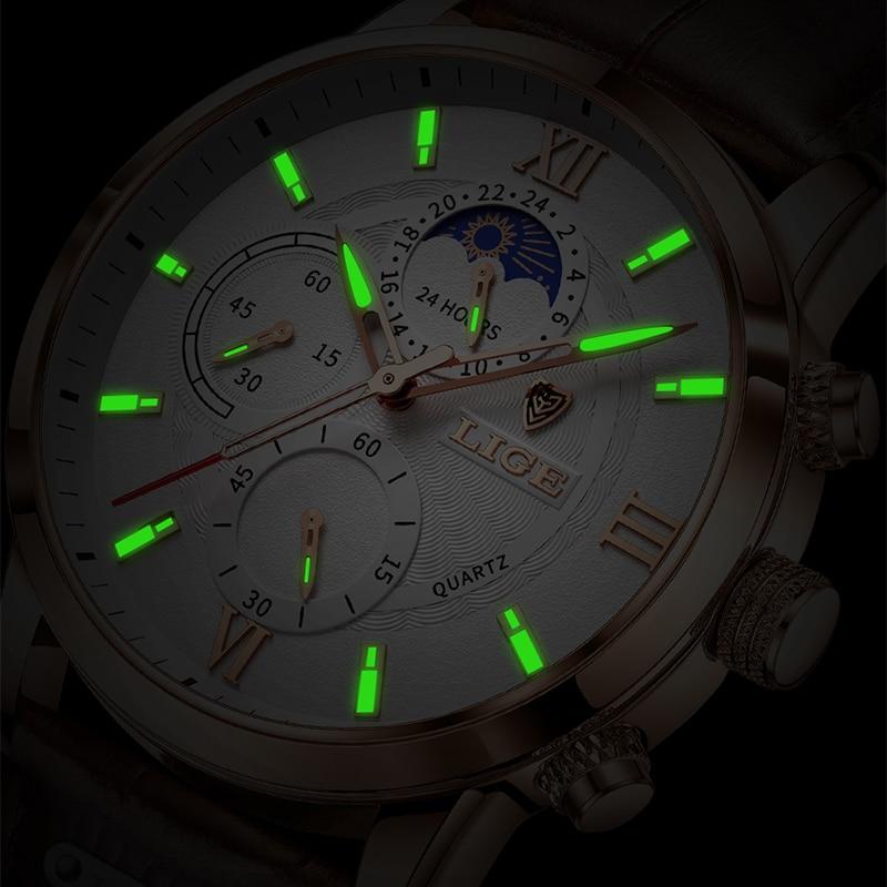 Elegante Herren Sportuhr mit robustem Edelstahlgehäuse, verstellbarem Armband und kratzfestem Mineralglas, sportlich.