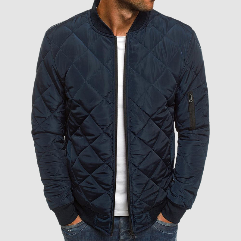 "Elegante Herren Übergangsjacke, stilvoll und warm, mit modischem Design, ideal für kalte Tage und vielseitig kombinierbar."