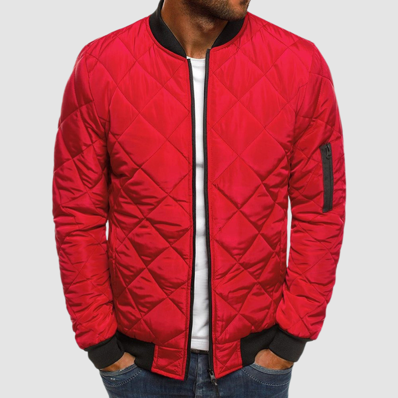 "Elegante Herren Übergangsjacke, stilvoll und warm, mit modischem Design, ideal für kalte Tage und vielseitig kombinierbar."