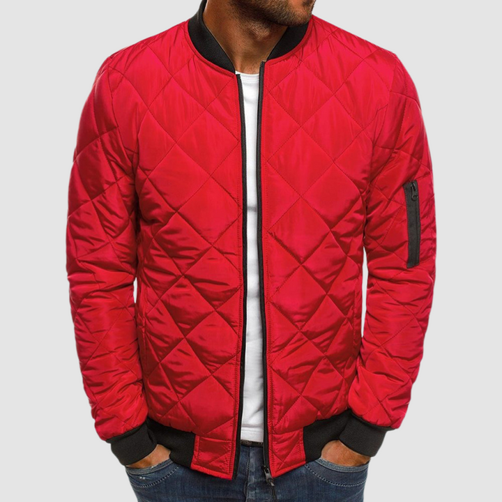 "Elegante Herren Übergangsjacke, stilvoll und warm, mit modischem Design, ideal für kalte Tage und vielseitig kombinierbar."