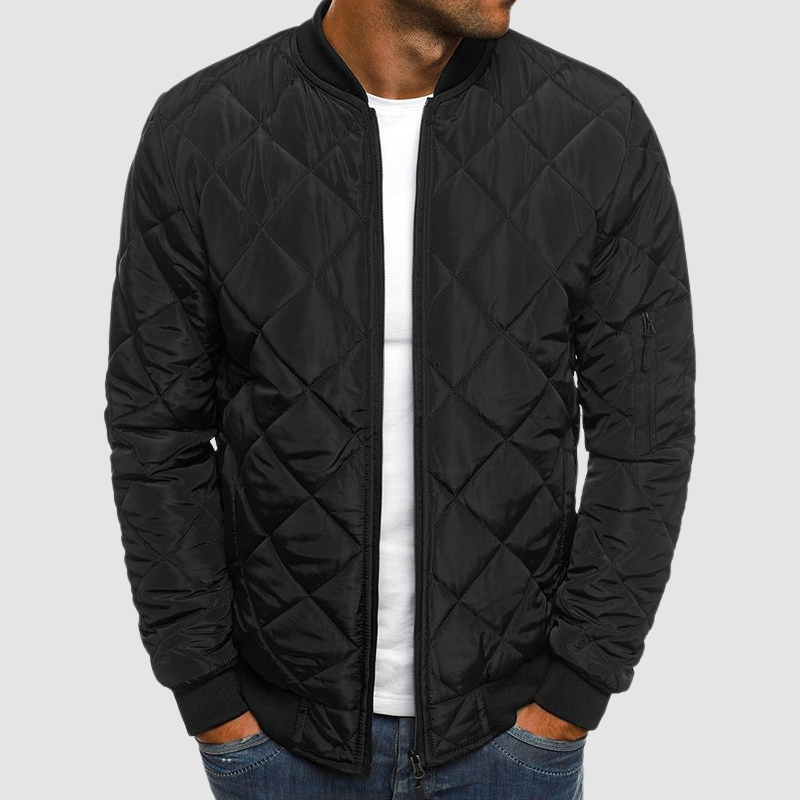 "Elegante Herren Übergangsjacke, stilvoll und warm, mit modischem Design, ideal für kalte Tage und vielseitig kombinierbar."