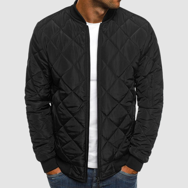 "Elegante Herren Übergangsjacke, stilvoll und warm, mit modischem Design, ideal für kalte Tage und vielseitig kombinierbar."