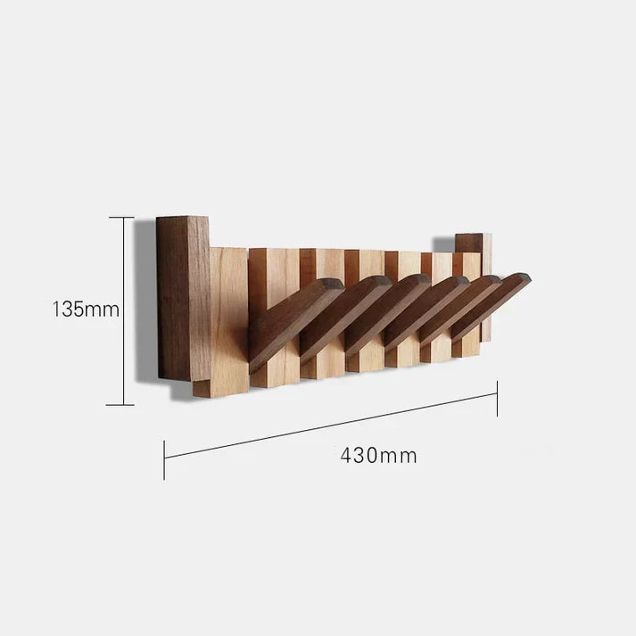 "Elegante Klavier-Wandgarderobe aus Holz mit kreativen Haken für stilvolle Aufbewahrung in deinem Zuhause"