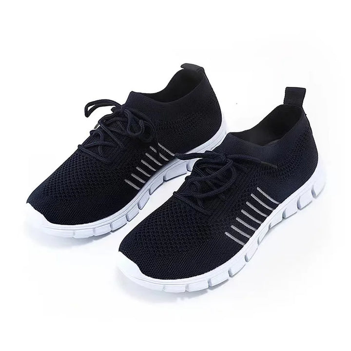 Elegante orthopädische Damen-Sneakers in Rosa für gesunde Fußhaltung, ergonomisches Design, vielseitiger Stil.