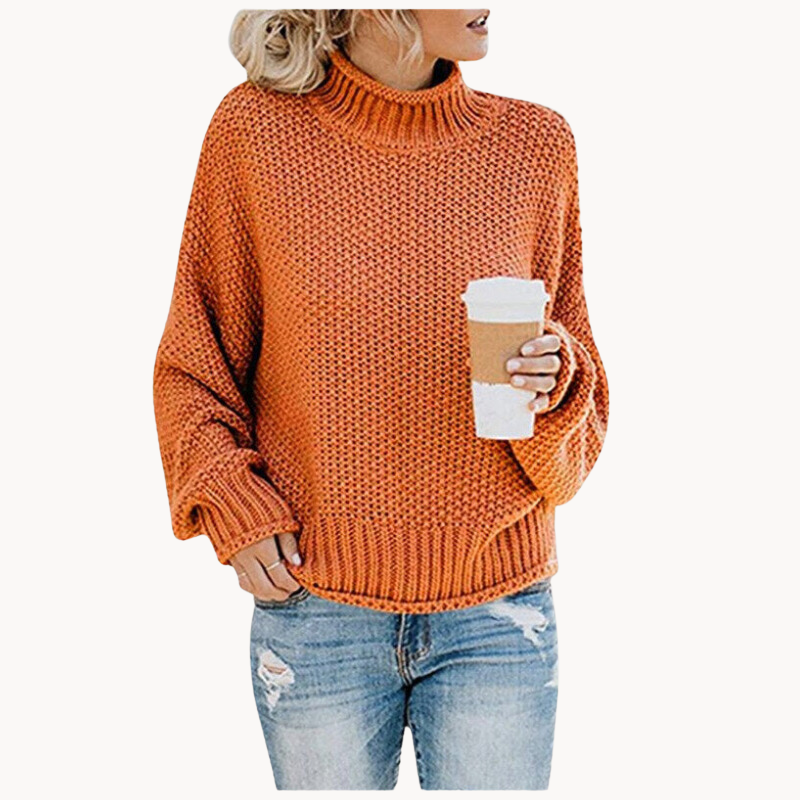 Eleganter Damenpullover, gemütlich, warm, stilvoll in Grau für Wintertage, perfekt für Büro oder Freizeit, weiches Strickmate