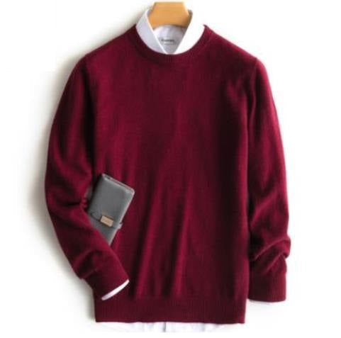 "Eleganter Herren-Kaschmirpullover, weiches Material, stilvolles Design, in verschiedenen Farben, zeitlos und luxuriös."