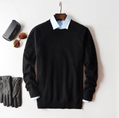 "Eleganter Herren-Kaschmirpullover, weiches Material, stilvolles Design, in verschiedenen Farben, zeitlos und luxuriös."