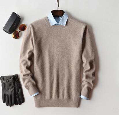"Eleganter Herren-Kaschmirpullover, weiches Material, stilvolles Design, in verschiedenen Farben, zeitlos und luxuriös."