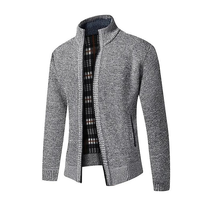 "Eleganter Herren Strickpullover mit modernem Reißverschluss-Detail, luxuriöses Design, weiches Material, vielseitig kombinie