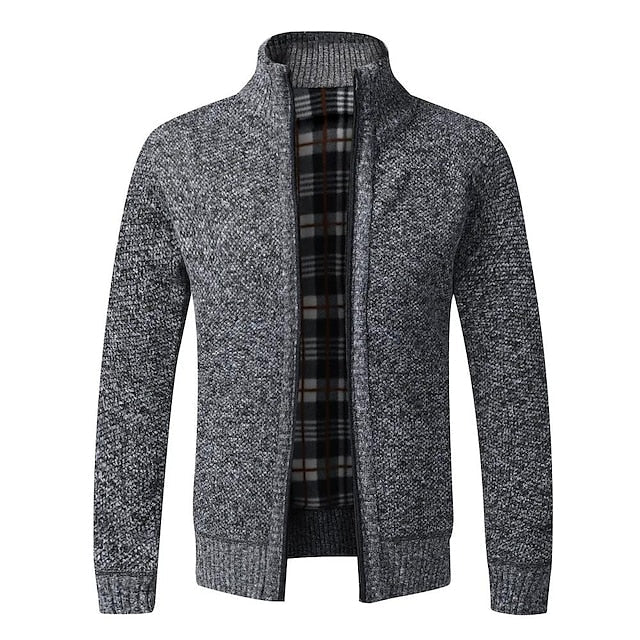 "Eleganter Herren Strickpullover mit modernem Reißverschluss-Detail, luxuriöses Design, weiches Material, vielseitig kombinie