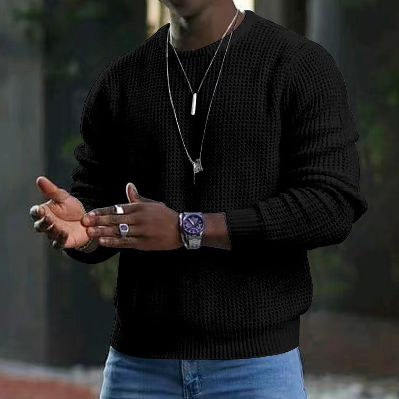 Eleganter Jozua Herrenpullover mit klassischem Rundhalsausschnitt, vielseitig und komfortabel, ideal für jeden Anlass.