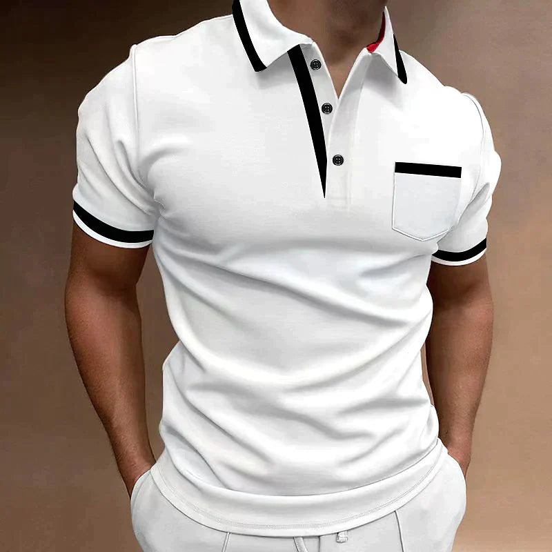 "Elegantes Herren Polo Shirt, zeitloses Design, erstklassiges Material, klassische Passform, vielseitig für jeden Anlass."