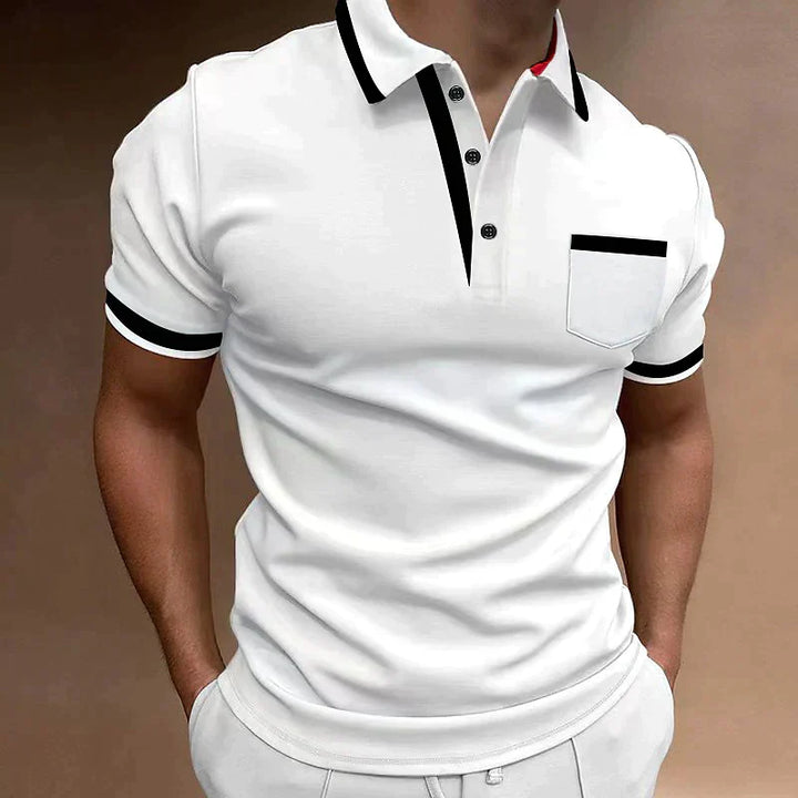 "Elegantes Herren Polo Shirt, zeitloses Design, erstklassiges Material, klassische Passform, vielseitig für jeden Anlass."