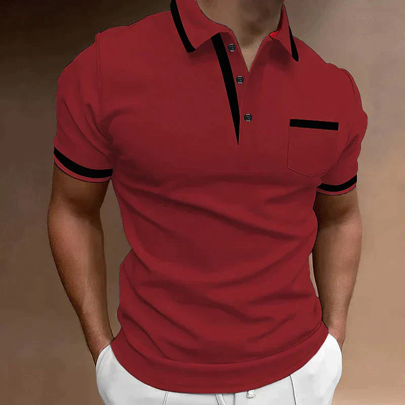 "Elegantes Herren Polo Shirt, zeitloses Design, erstklassiges Material, klassische Passform, vielseitig für jeden Anlass."