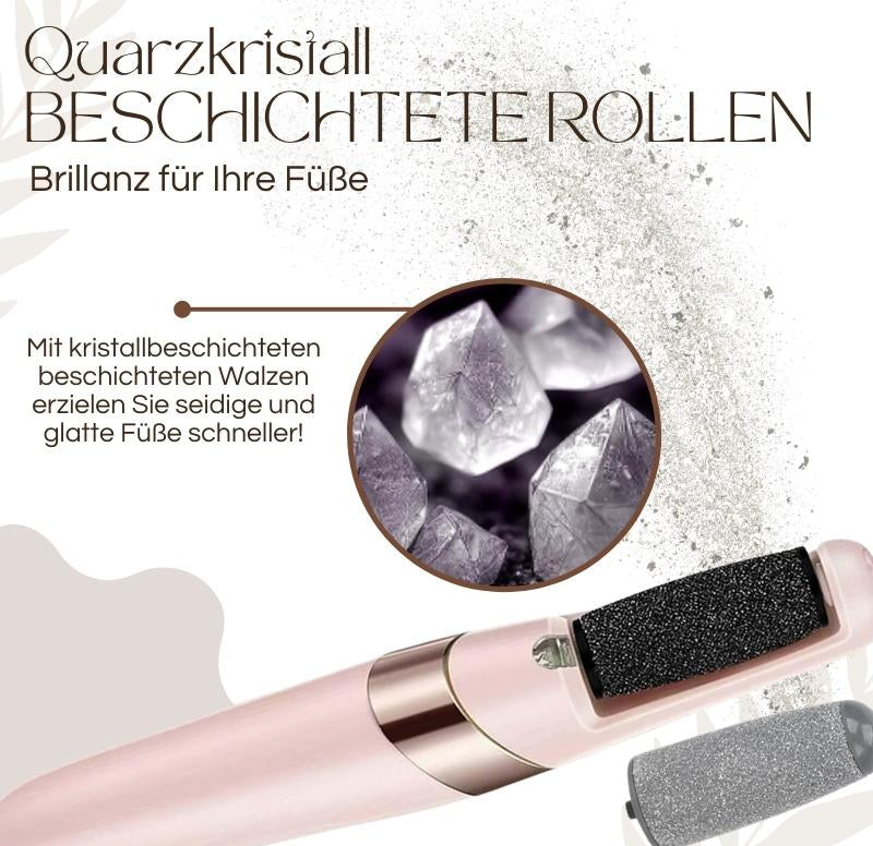 "Elektrischer Hornhautentferner mit ergonomischem Design und LED-Licht, ideal für Pediküre zu Hause, Beauty & Wellness"