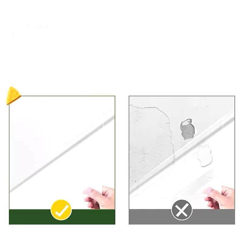 "Elektrostatische Wandaufkleber in einem stilvollen Raum, einfach umpositionierbar, rückstandsfrei, perfekte Dekoration."