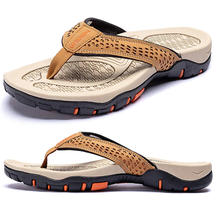 "Ergonomische Herren Slipper, bequem und stützend, verschiedene Farben, ideal für ganztägigen Komfort, atmungsaktiv."