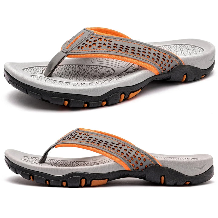 "Ergonomische Herren Slipper, bequem und stützend, verschiedene Farben, ideal für ganztägigen Komfort, atmungsaktiv."