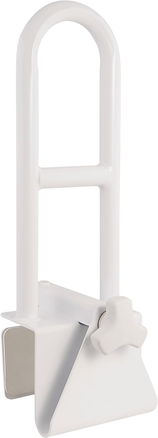 "Ergonomischer Badewannenhaltegriff für Senioren, bietet sicheren Halt im Badezimmer, verhindert Unfälle, einfache Montage."