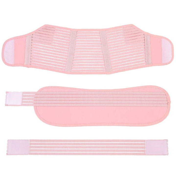 "Ergonomischer Schwangerschafts-Stützgürtel in Beige, bietet Rücken- und Bauchunterstützung für werdende Mütter."