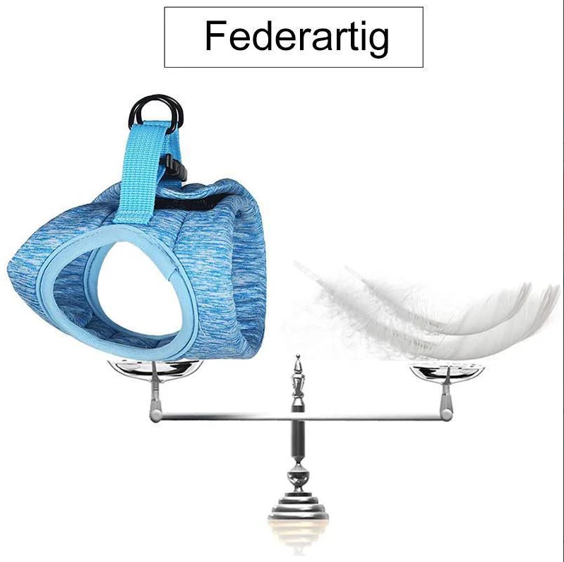 Ergonomisches Katzen-Geschirr mit Leine, Anti-Ausbruchs-Design, weich, atmungsaktiv, für maximale Sicherheit und Komfort.