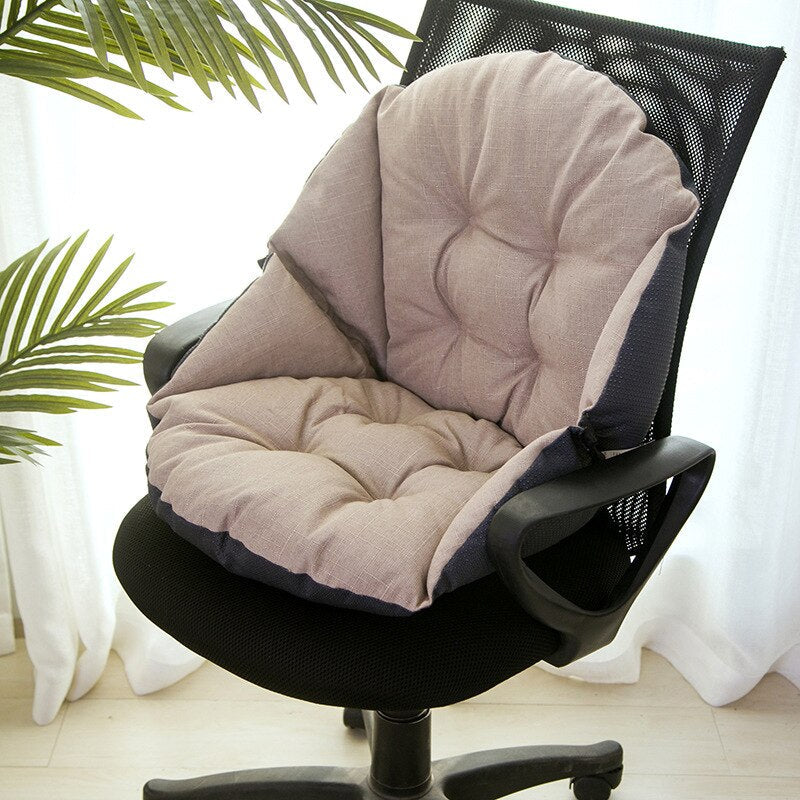 Ergonomisches Sitzkissen zur Schmerzlinderung, grau, für optimalen Komfort im Büro oder Zuhause, rutschfeste Unterseite